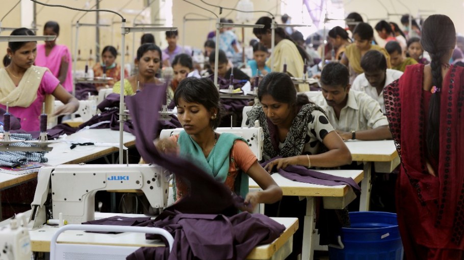 Garment workers in Bangalore, India.