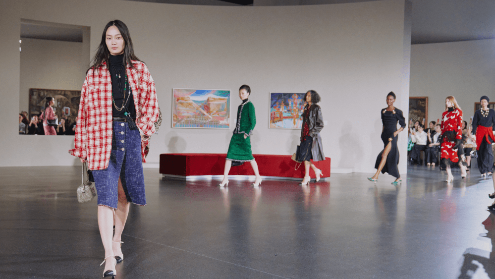 Chanel's Métiers d’Art collection reprised in Seoul, South Korea.
