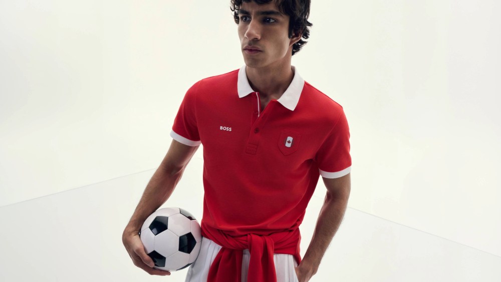 A look from the Boss World Cup-themed collection.