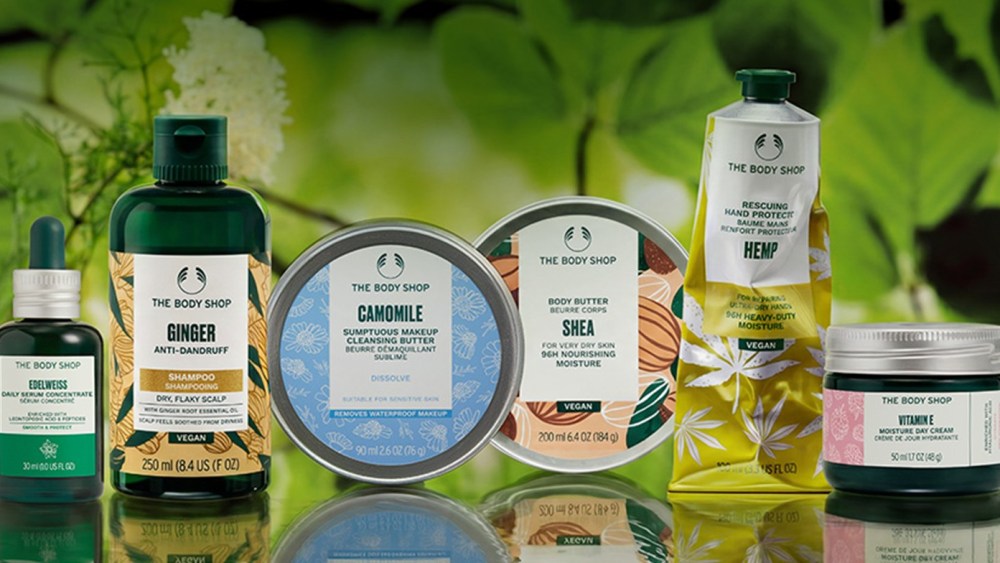 Some hero products from The Body Shop